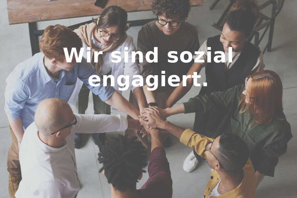 Wir halten zusammen.